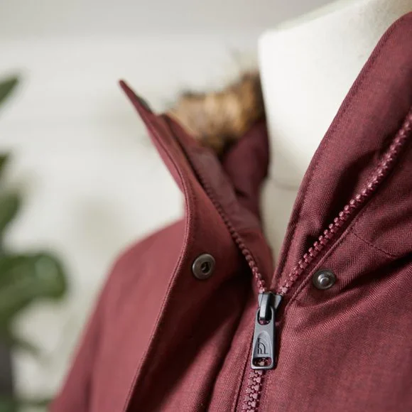 The North Face Women's Arctic Winter Parka | Red-Brown Micro Herringbone - Picture 2 of 14